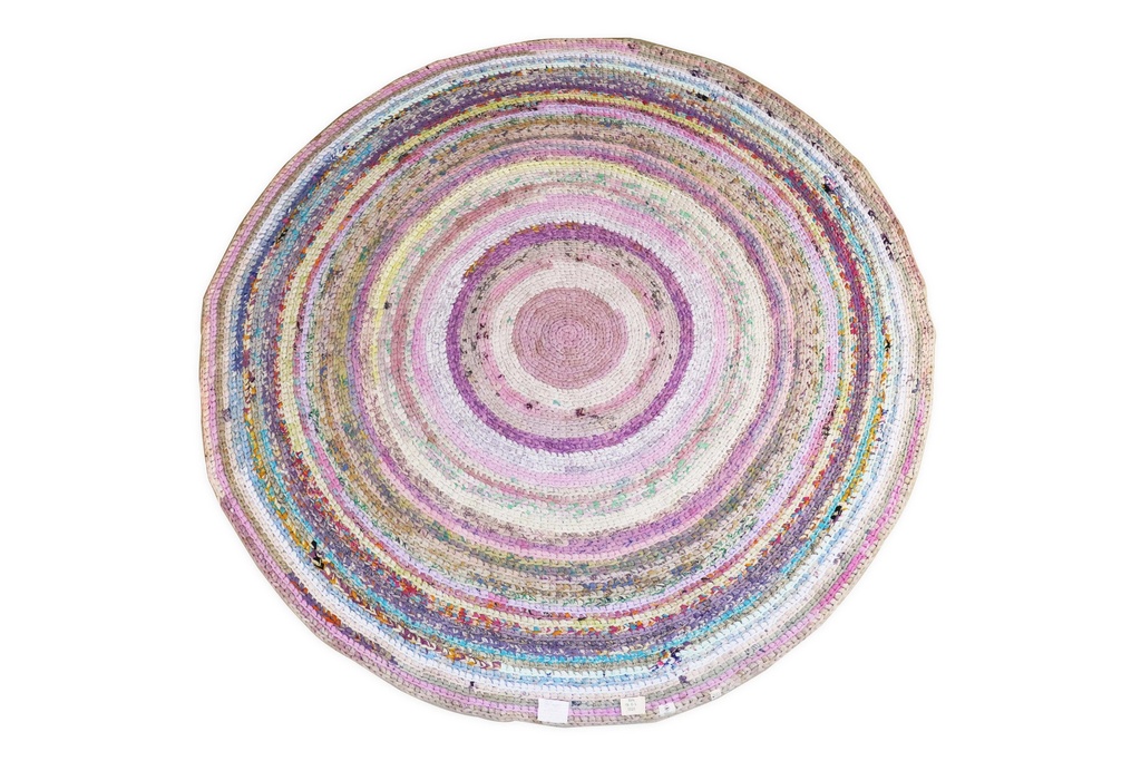 Rug Tropical Peacock Round Large 0025