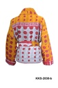 Upcycled & reversible Kantha Jacket - Short - 2038