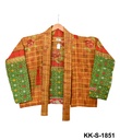 Upcycled & reversible Kantha Jacket - Short - 1851