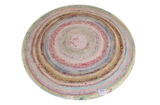 Rug Tropical Peacock Round Pastel Small 
 Ø 150 cm