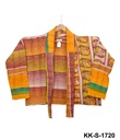 Upcycled & reversible Kantha Jacket - Short - 1720
